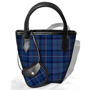Handbag, Purse, Mini Iona Bucket Bag, RAF Tartan